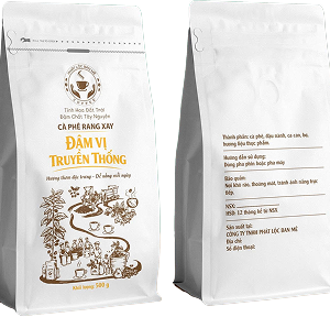 Robusta dark coffee